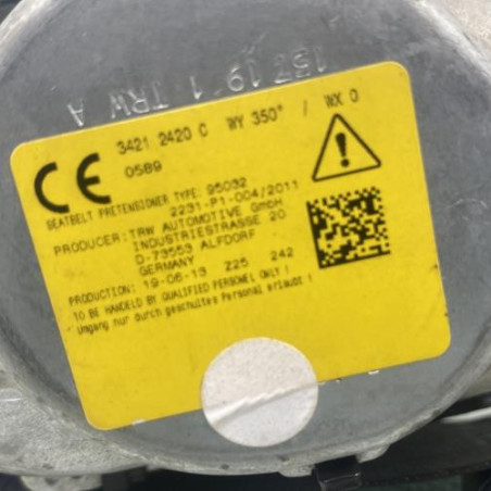 Pretensionneur de ceinture avant droit RENAULT TWINGO 3