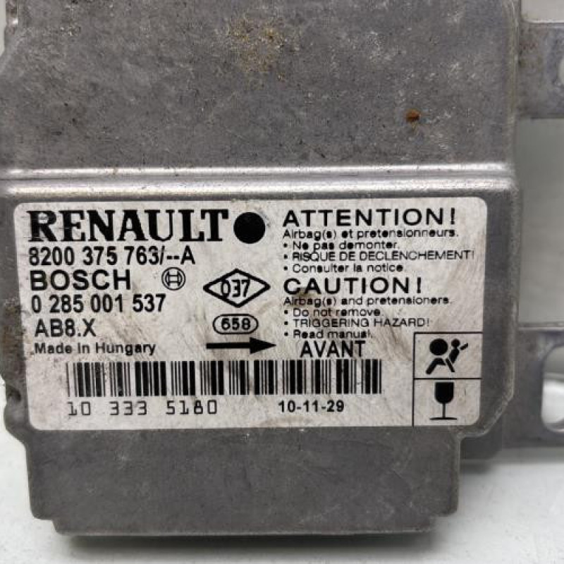 Boitier air bag RENAULT CLIO 2 CAMPUS Photo n°1