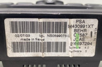 Commande chauffage PEUGEOT 307