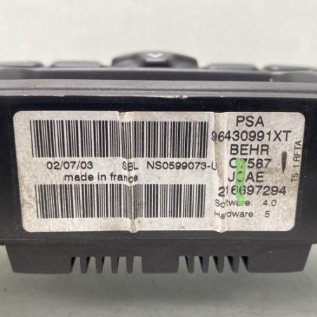 Commande chauffage PEUGEOT 307