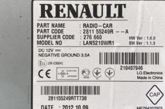 Autoradio d'origine RENAULT CLIO 4