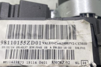 Com (Bloc Contacteur Tournant+Commodo Essuie Glace+Commodo Phare) CITROEN C4 GRAND PICASSO 2