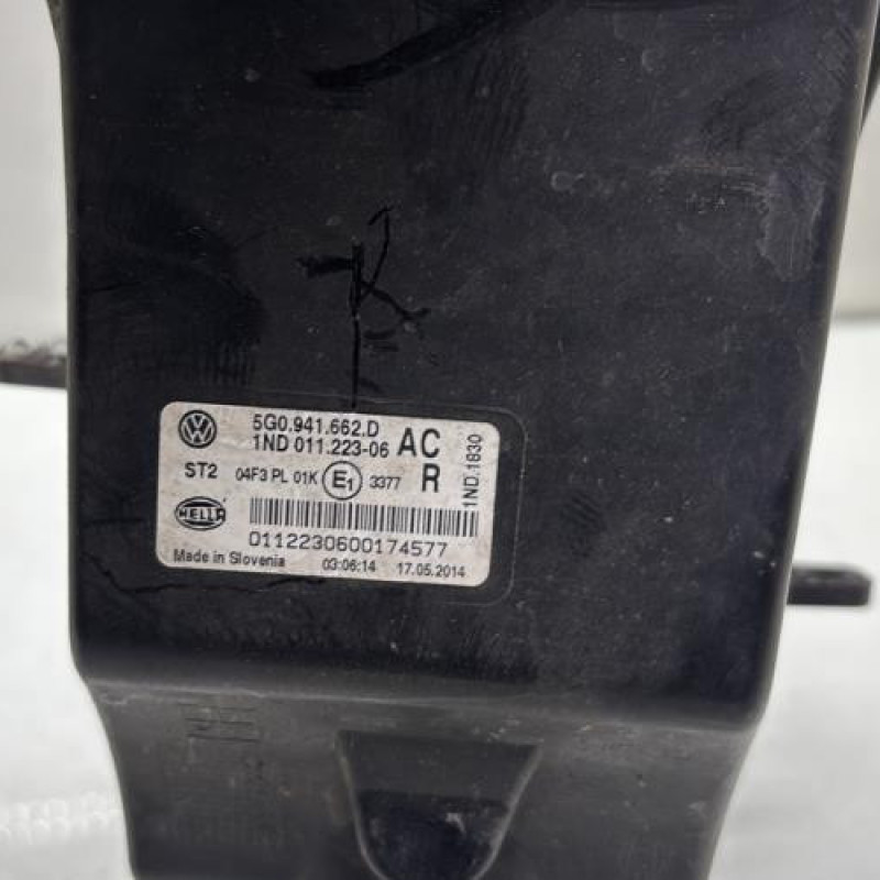 Anti brouillard droit (feux) VOLKSWAGEN GOLF 7 Photo n°2