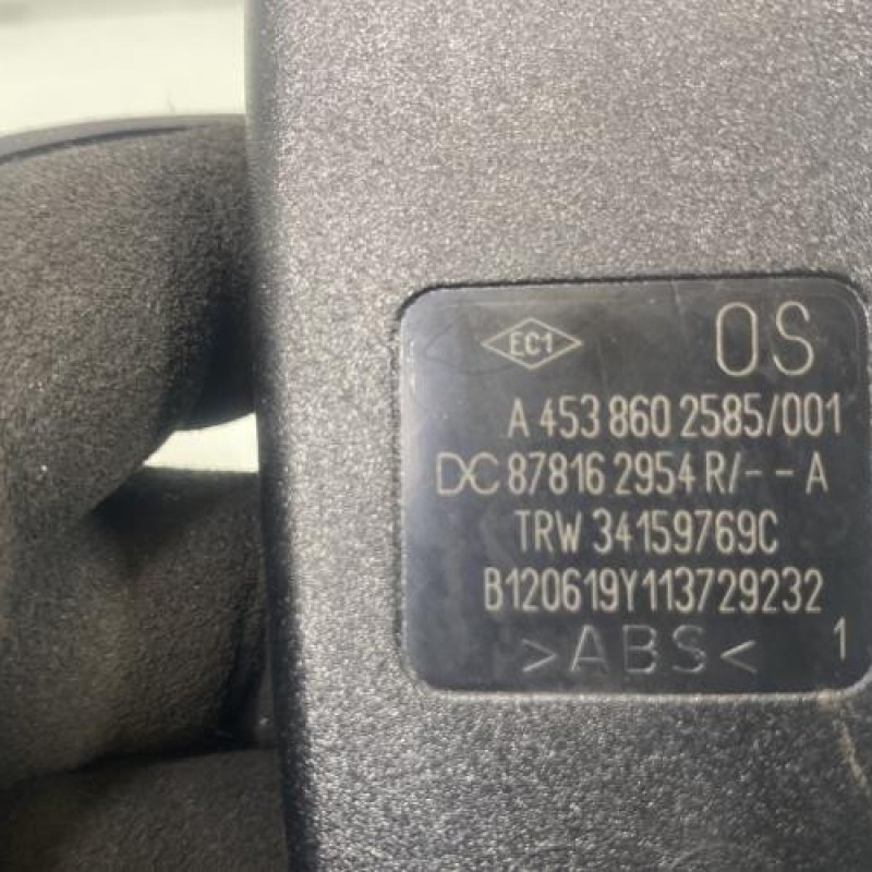 Attache ceinture arriere droit RENAULT TWINGO 3 Photo n°5