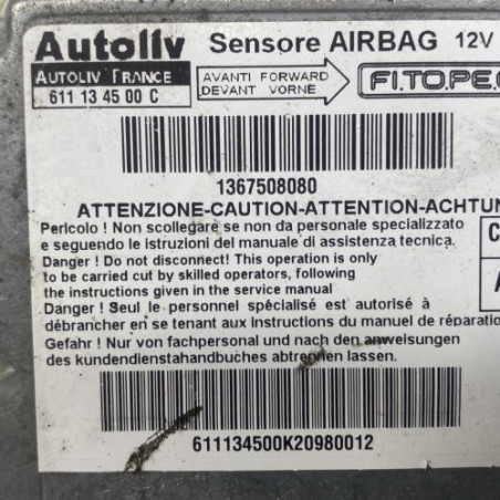 Boitier air bag PEUGEOT BIPPER