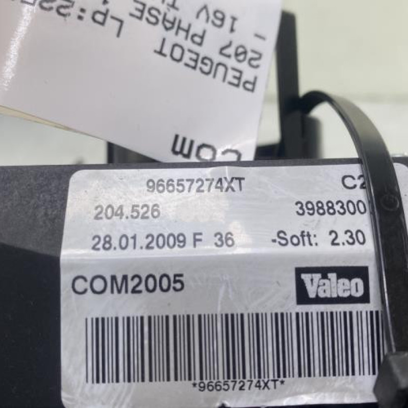 Com (Bloc Contacteur Tournant+Commodo Essuie Glace+Commodo Phare) PEUGEOT 207 Photo n°5