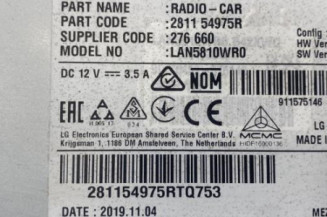 Ecran GPS RENAULT CLIO 4