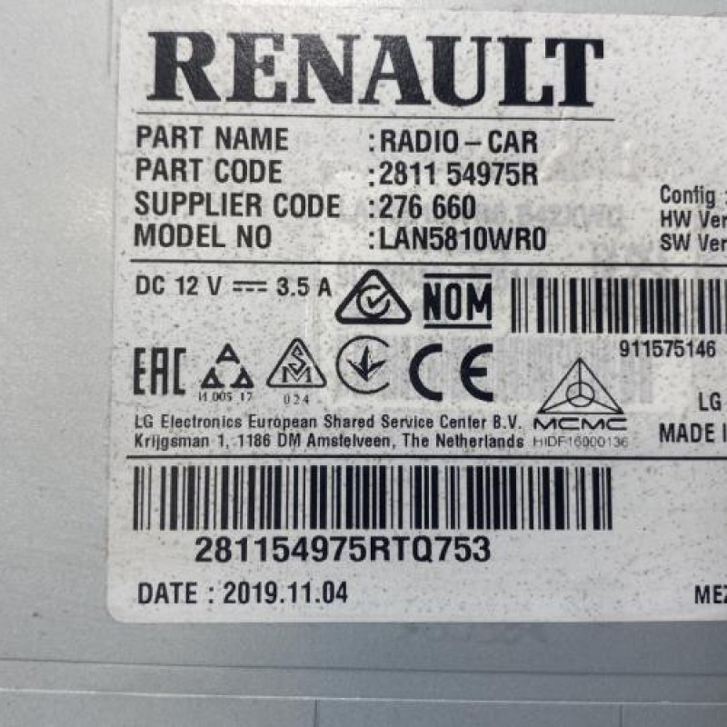 Ecran GPS RENAULT CLIO 4 Photo n°4