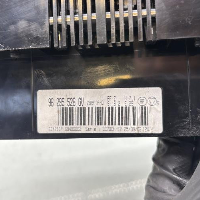 Commande chauffage PEUGEOT 607 Photo n°6