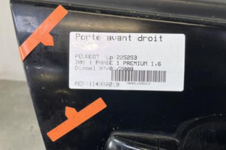 Porte avant droit PEUGEOT 308 1