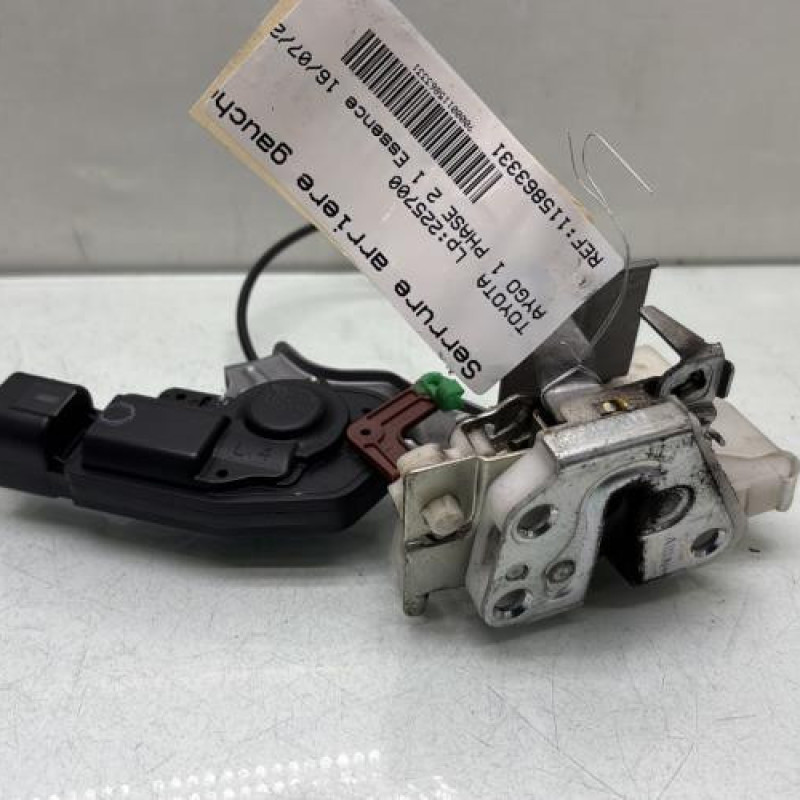 Serrure arriere gauche TOYOTA AYGO 1 Photo n°1