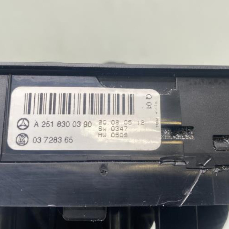 Interrupteur de leve vitre avant gauche MERCEDES CLASSE R 251 Photo n°4