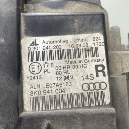 Optique avant principal droit (feux)(phare) AUDI A4 3