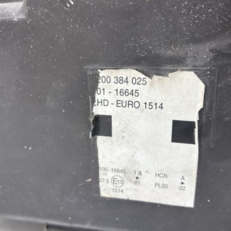 Optique avant principal gauche (feux)(phare) RENAULT VEL SATIS Photo n°4