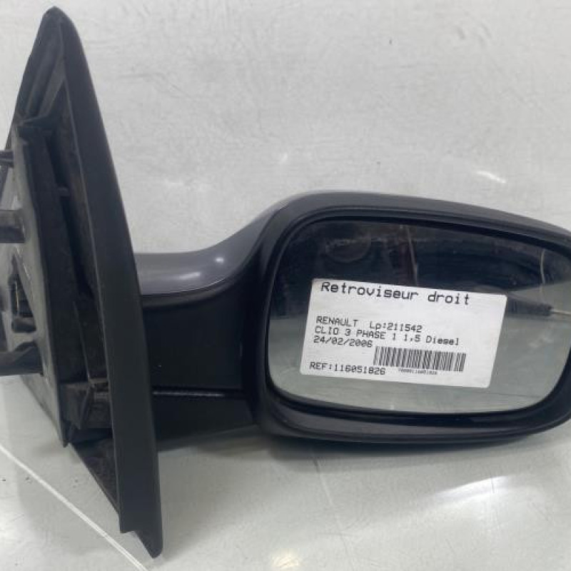 Retroviseur droit RENAULT CLIO 3 Photo n°1