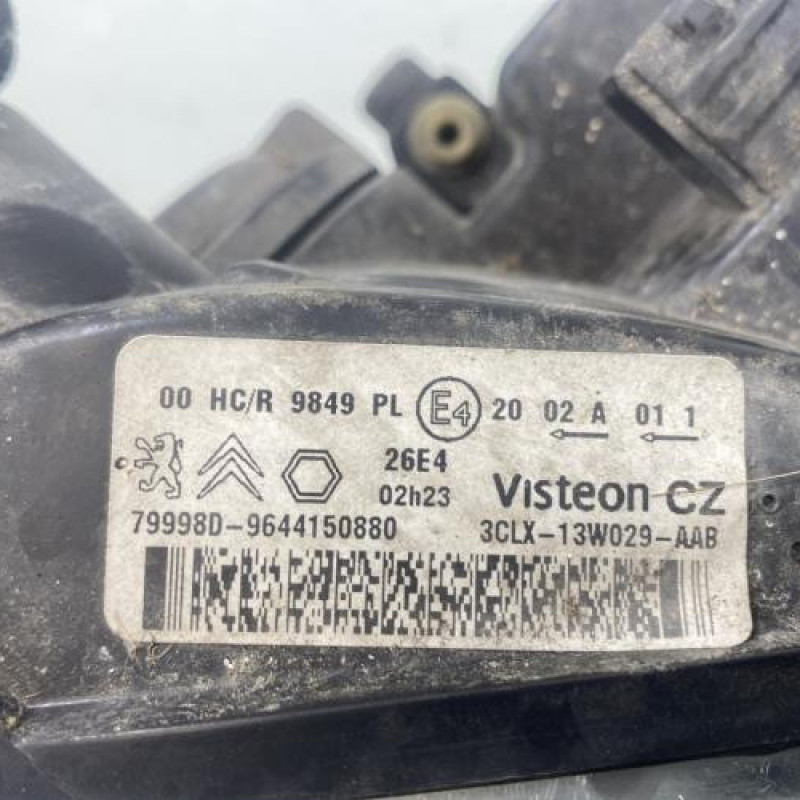 Optique avant principal droit (feux)(phare) CITROEN BERLINGO 1 Photo n°4