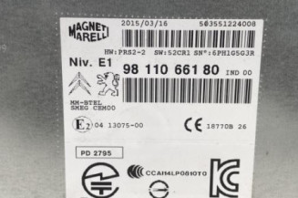 Autoradio d'origine PEUGEOT 208 1