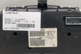 Compteur RENAULT MEGANE 2