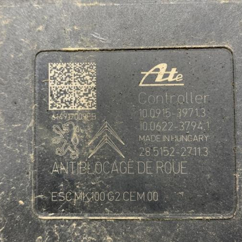 Bloc ABS (freins anti-blocage) PEUGEOT 2008 1 Photo n°2