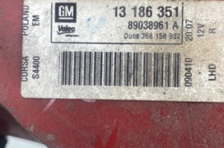 Feu arriere principal droit (feux) OPEL CORSA D