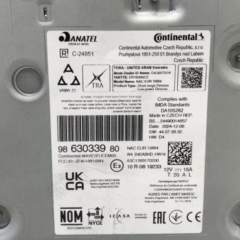 Autoradio d'origine CITROEN C5 AIRCROSS Photo n°6