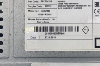 Autoradio d'origine DACIA DOKKER