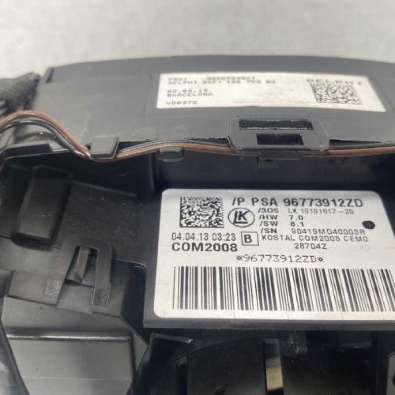 Com (Bloc Contacteur Tournant+Commodo Essuie Glace+Commodo Phare) PEUGEOT 5008 1 Photo n°3