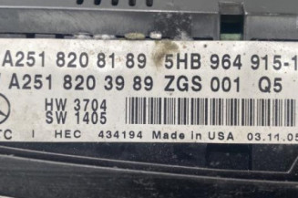 Commande chauffage MERCEDES CLASSE R 251