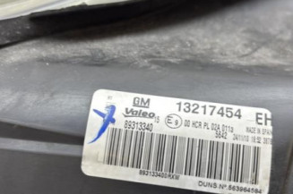 Optique avant principal droit (feux)(phare) OPEL CORSA D