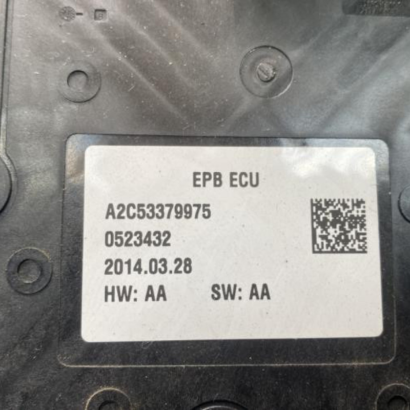 Bloc electrique de frein a main PEUGEOT 3008 1 Photo n°5