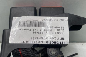 Attache ceinture arriere droit RENAULT CLIO 3