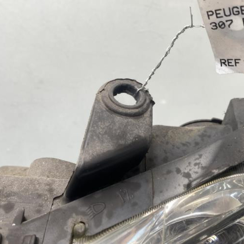 Optique avant principal gauche (feux)(phare) PEUGEOT 307 Photo n°4