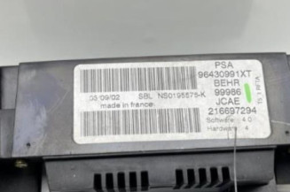 Commande chauffage PEUGEOT 307