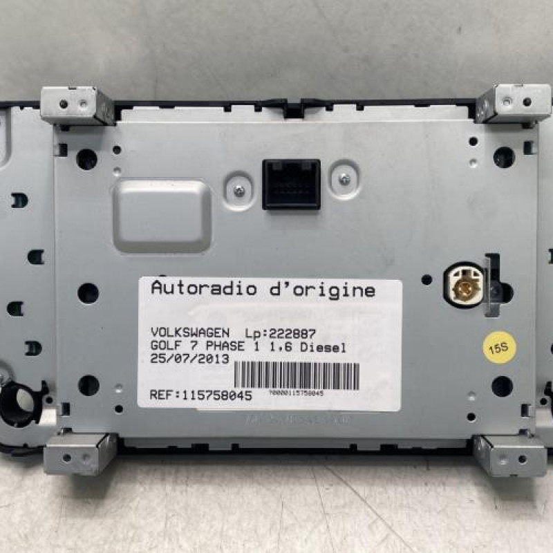 Autoradio d'origine VOLKSWAGEN GOLF 7 Photo n°2
