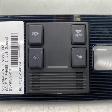 Eclairage de plafonnier VOLKSWAGEN GOLF 7 Photo n°1