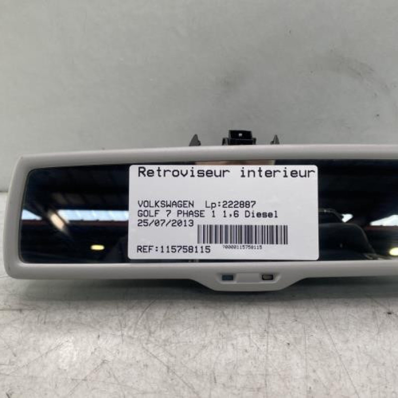 Retroviseur interieur VOLKSWAGEN GOLF 7 Photo n°1