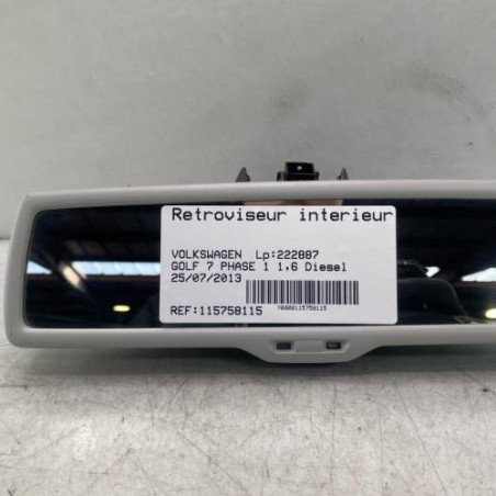 Retroviseur interieur VOLKSWAGEN GOLF 7 Photo n°1
