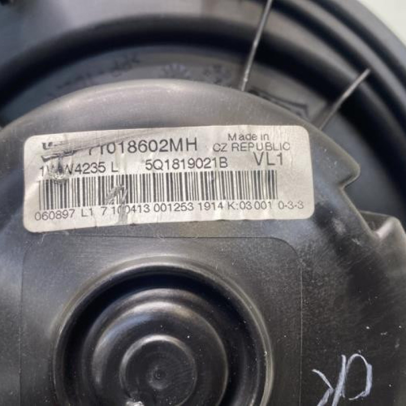 Pulseur d'air VOLKSWAGEN GOLF 7 Photo n°4