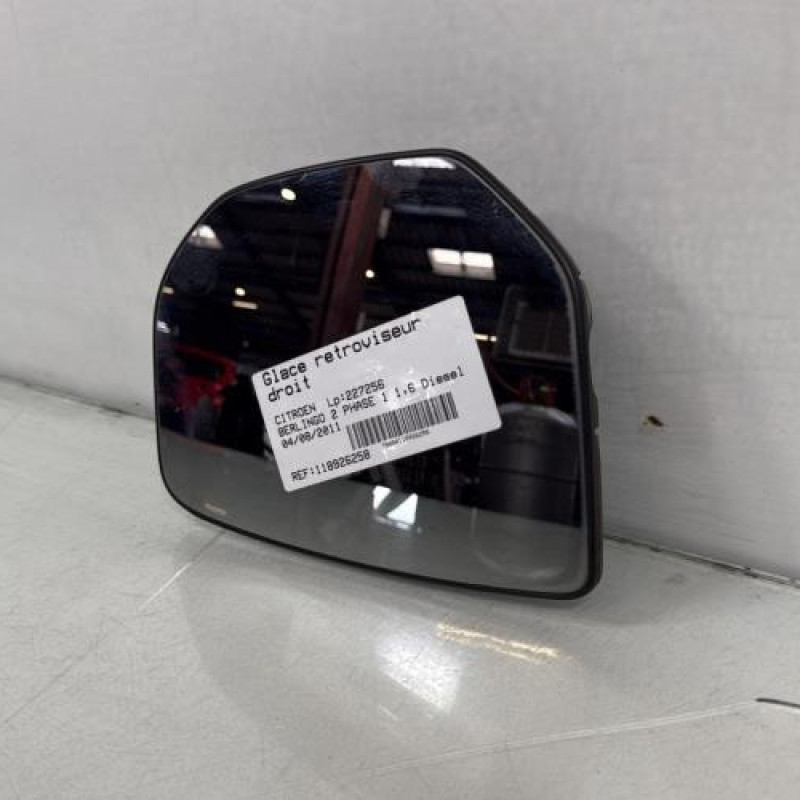Glace retroviseur droit CITROEN BERLINGO 2 Photo n°2