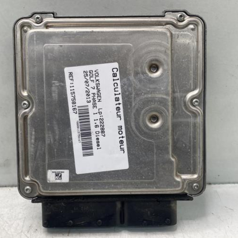 Calculateur moteur VOLKSWAGEN GOLF 7 Photo n°3