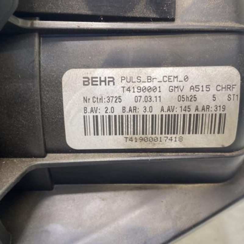 Pulseur d'air CITROEN C3 2 Photo n°4