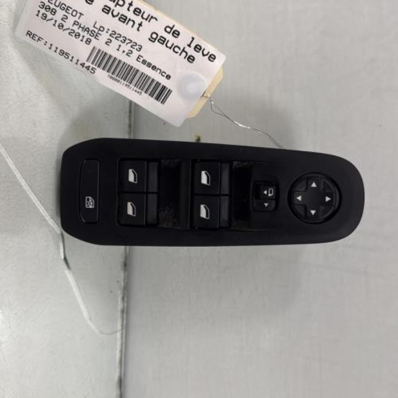 Interrupteur de leve vitre avant gauche PEUGEOT 308 2 Photo n°1