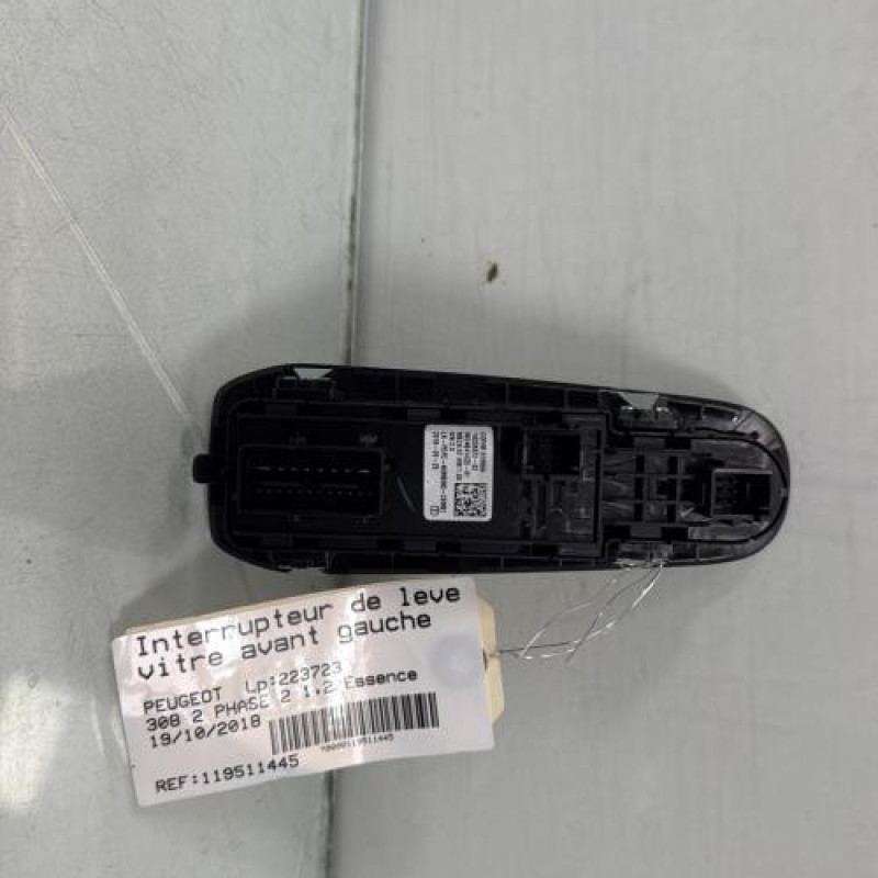 Interrupteur de leve vitre avant gauche PEUGEOT 308 2 Photo n°5