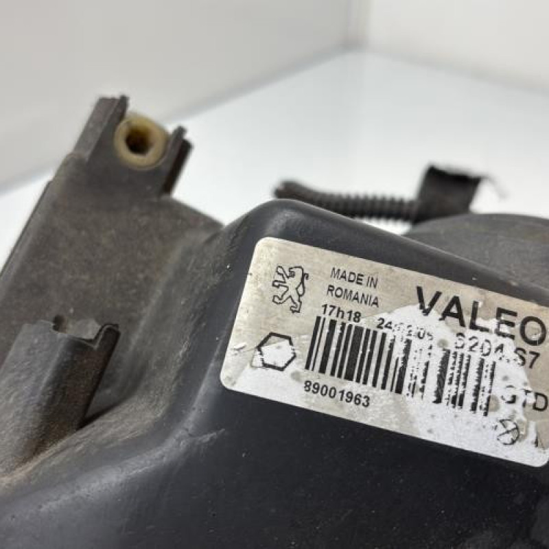 Optique avant principal gauche (feux)(phare) PEUGEOT 206 Photo n°6