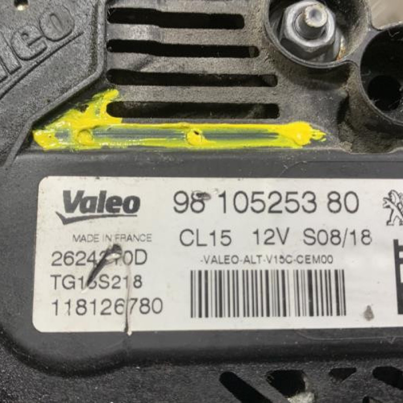 Alternateur CITROEN C3 AIRCROSS 1 Photo n°2