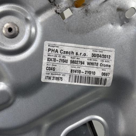 Leve vitre electrique arriere gauche HYUNDAI IX 35