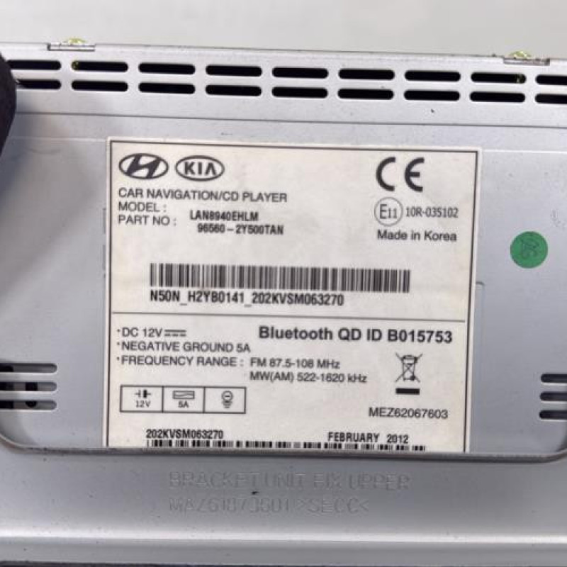 Autoradio d'origine HYUNDAI IX 35 Photo n°3