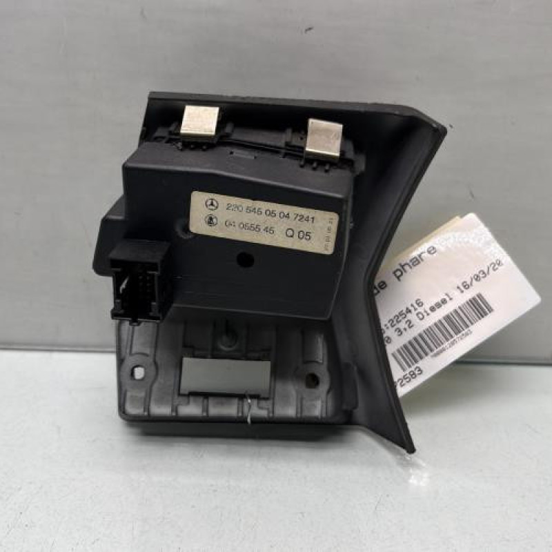 Commande de phare MERCEDES CLASSE S 220 Photo n°2