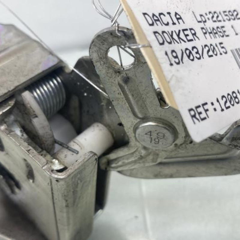 Serrure de porte laterale droite DACIA DOKKER Photo n°4