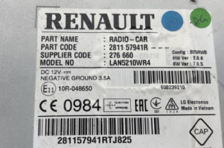 Autoradio d'origine RENAULT CLIO 4